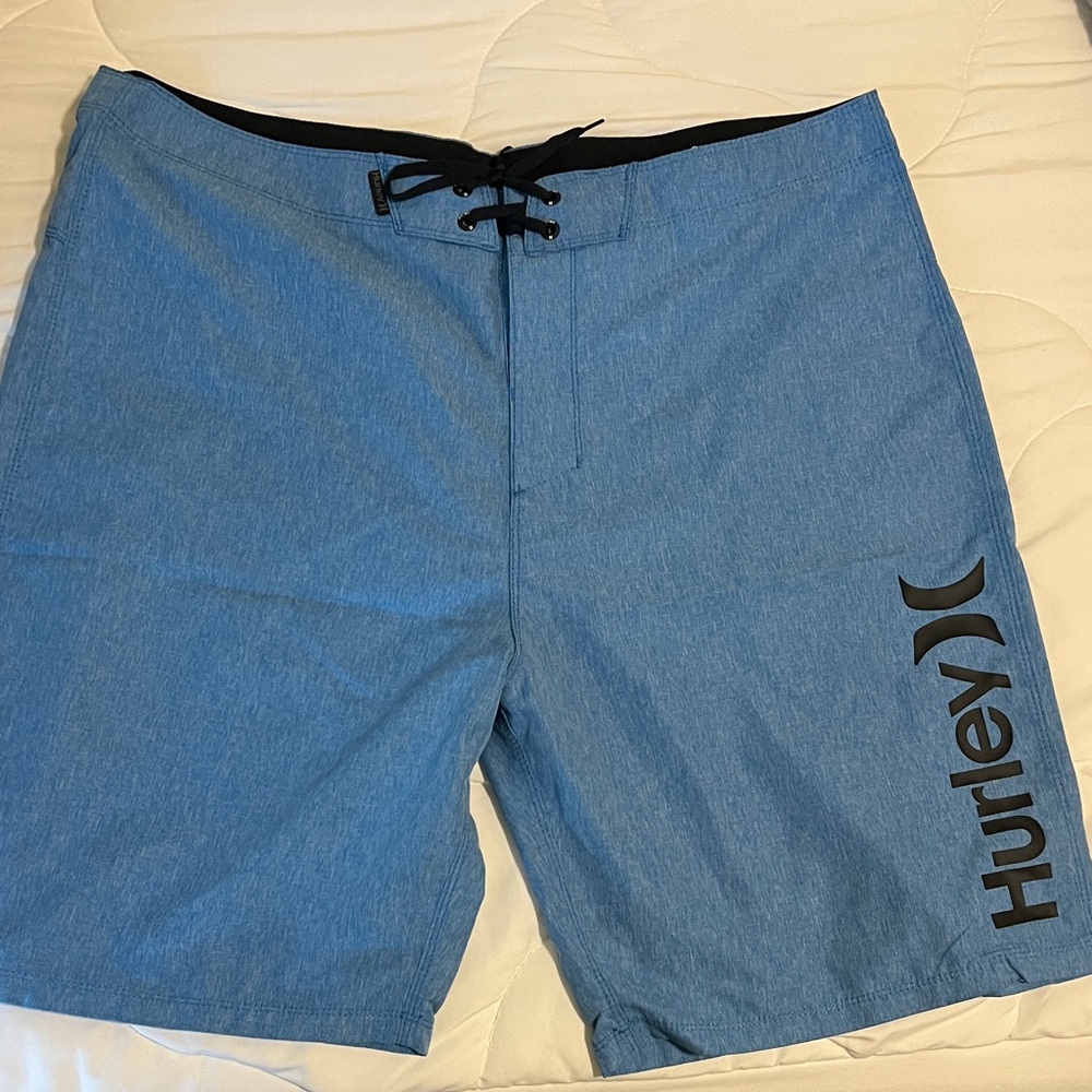 Hurley Men's Light Blue Board Shorts .